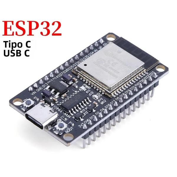 Imagem de Placa de Desenvolvimento ESP32 Dual Core - WiFi, Bluetooth e Baixo Consumo (32u, 30 pinos)