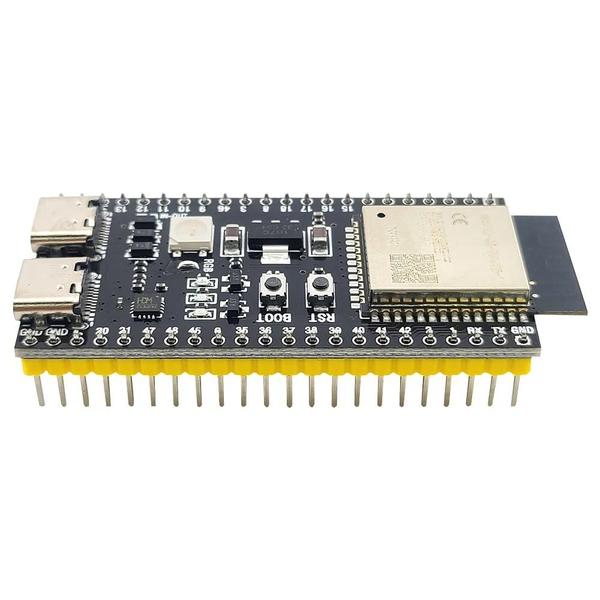 Imagem de Placa de Desenvolvimento ESP32-S3 com Wi-Fi 2.4G e Bluetooth - Kit com Adaptador de Expansão 44-Pin Tipo-C