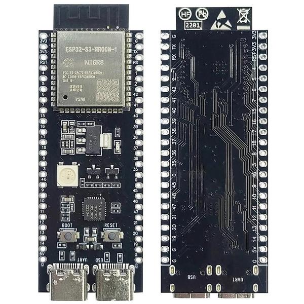 Imagem de Placa De Desenvolvimento ESP32-S3-DevKitC-1 44Pin BT 24G Módulo Wifi 8MB PSRAM 16MB FLASH Type-C