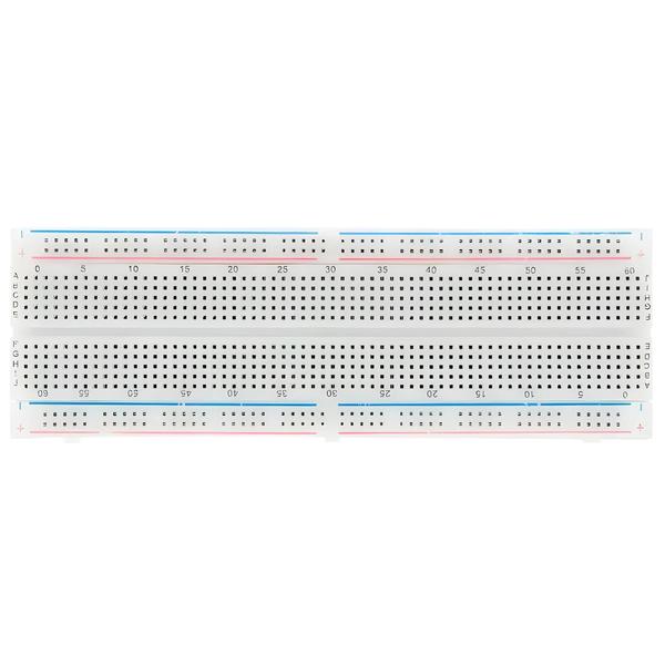 Imagem de Placa de Ensaio Sem Solda MB-102 (400x830 Pontos) com Linha Dupont - Ideal para Arduino e Laboratório