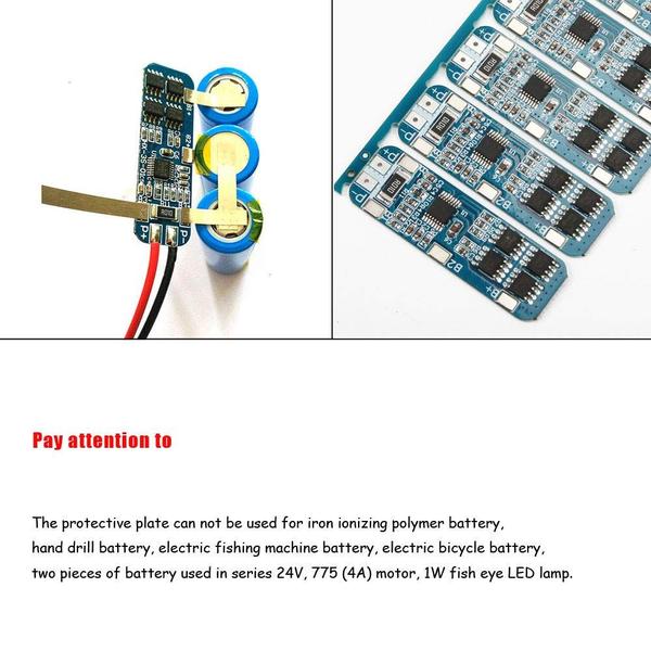 Imagem de Placa de proteção de bateria Comidox 3S 12V 10A BMS Li-ion