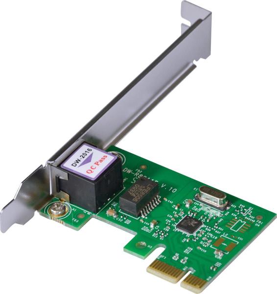 Imagem de Placa De Rede 10/100/1000 Pci-e Prv1000e Com Suporte Low Profile F018