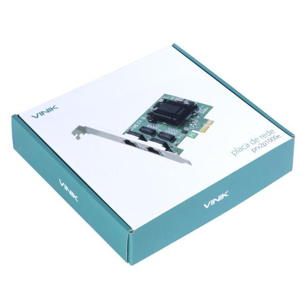 Imagem de Placa De Rede Dual Port 10/100/1000 Pci-e Com Suporte Low Profile Prv2p1000e