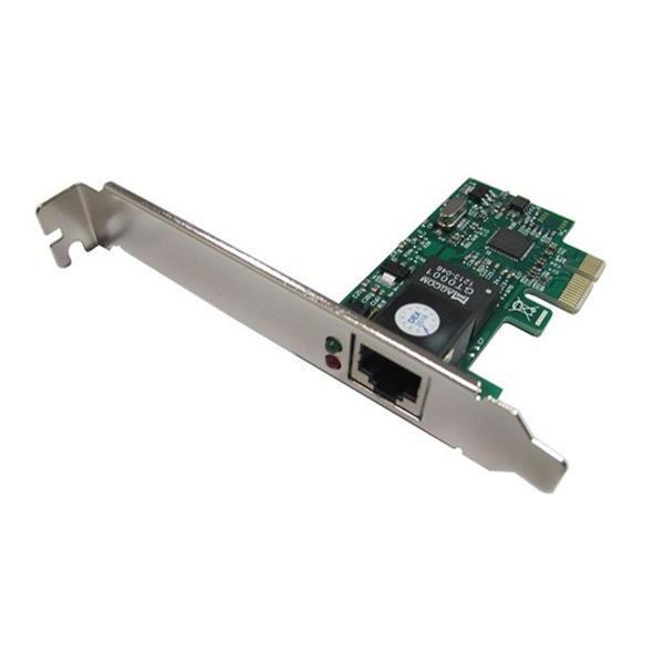 Imagem de Placa de rede pci-express 10/100/1000m dex dp-02 para cabo ethernet led lan ethernet