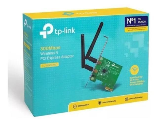 Imagem de Placa de Rede Wifi Tp-Link TL-WN881ND PCI Express 300Mbps