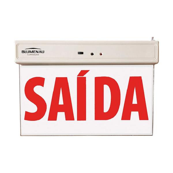 Imagem de Placa de saída led 1 face 1w vermelha - blumenau