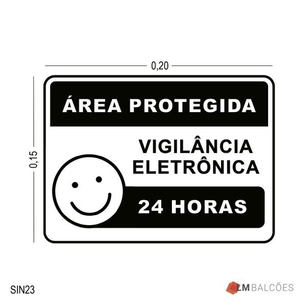 Imagem de Placa de Sinalização Área Protegida