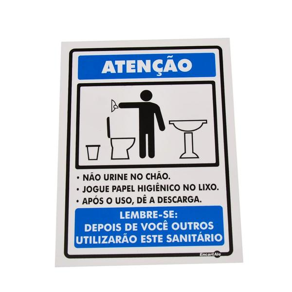 Imagem de Placa de Sinalização NÃO URINE NO CHÃO Ref PS78 ENCARTALE