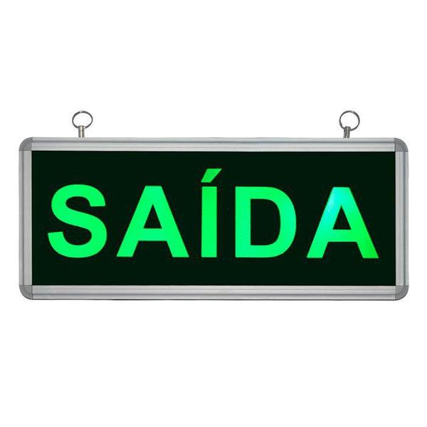 Imagem de Placa de Sinalização para Saída de LED UN-15 220V