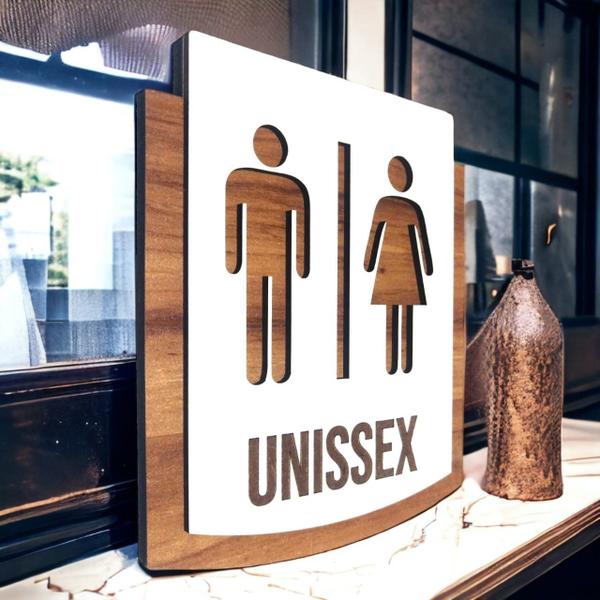 Imagem de Placa De Sinalização  Unissex - MDF 15x13cm