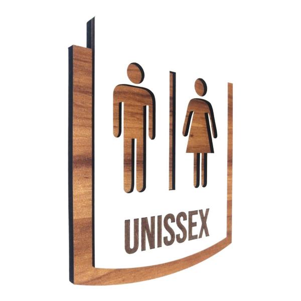 Imagem de Placa De Sinalização  Unissex - MDF 15x13cm