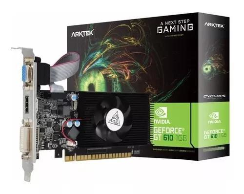 Imagem de Placa de Vídeo Arktek Cyclops Gaming 1GB GeForce GT610 DDR3 - AKN610D3S1GL1