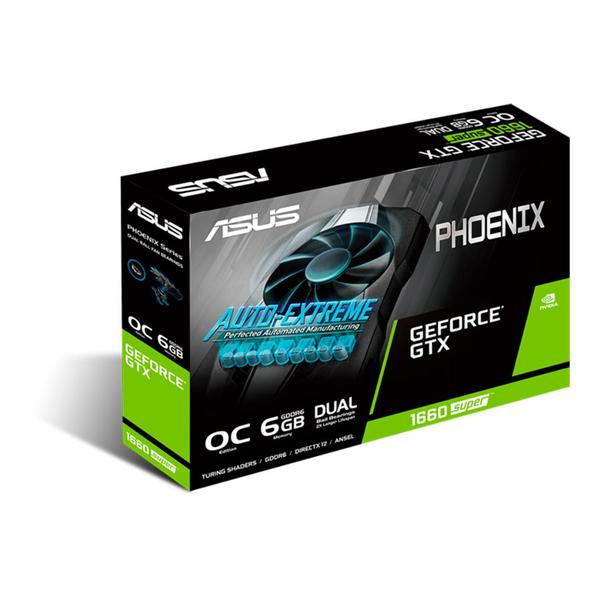 Imagem de Placa De Vídeo Asus Phoenix Geforce Gtx 1660 Super 6gb