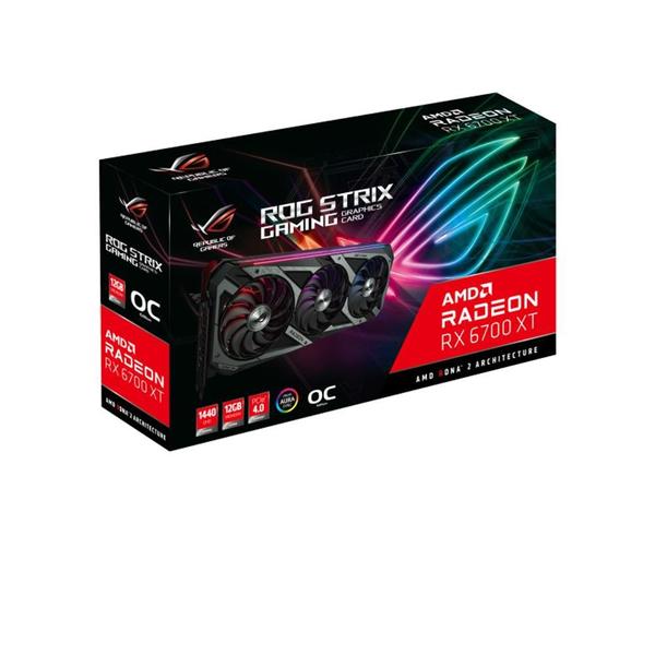 Imagem de Placa De Vídeo Asus Rog Strix OC RX6700XT 12GB GDDR6 192BIT ROG-STRIX-RX6700XT-O12G-GAMING