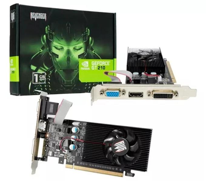 Imagem de Placa De Vídeo Nvidia Gddr3 200 Series Gt 210 Revenger 1gb