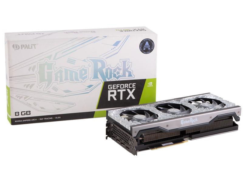 Placa de Vídeo Palit GeForce RTX 3070 8GB GDDR6 256 bits GameRock