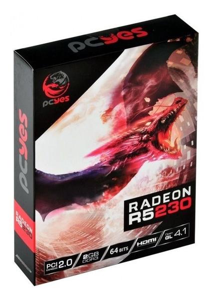 Imagem de Placa De Video Pcyes Radeon R5 230 2gb Ddr3 Dvi/hdmi/vga