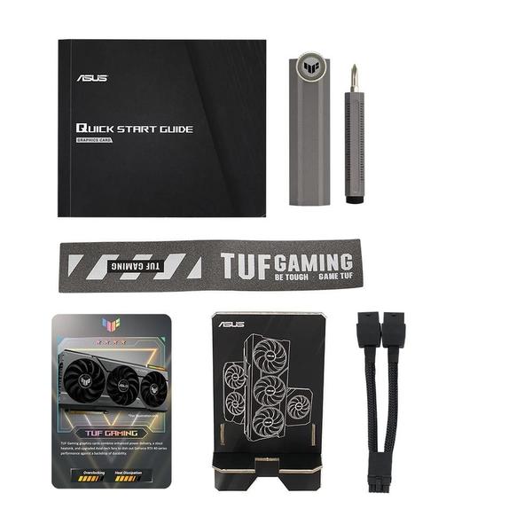 Imagem de Placa de Vídeo RTX 4070 Super ASUS TUF 12G Gaming OC NVIDIA GeForce, 12GB GDDR6X, DLSS, Ray Tracing, - TUF-RTX4070S-O12G-GAMING