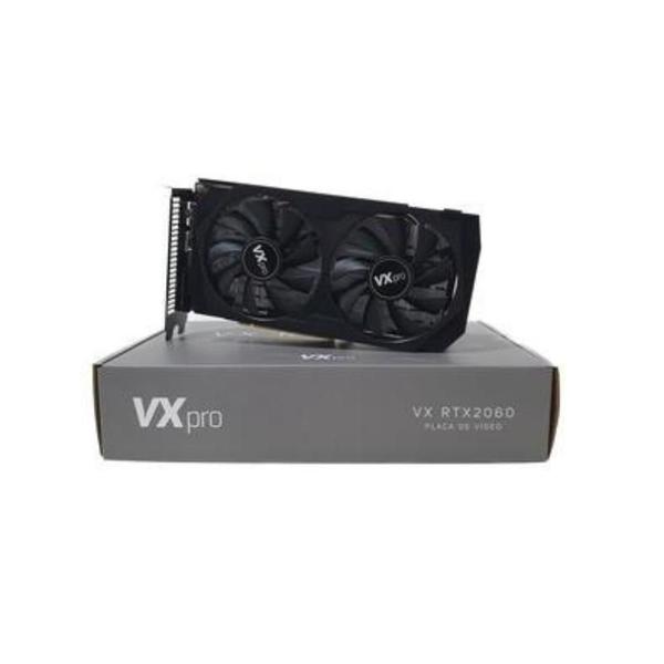 Imagem de Placa de video VX PRO RTX2060 OC PCI-E 6G/GDDR6 192Bit Dual Fan