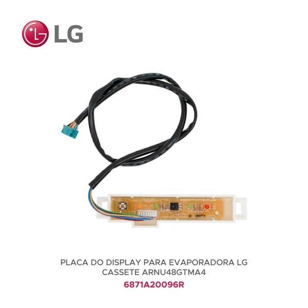 Imagem de Placa Display Evaporadora Cassete LG com cabo 6871A20096R