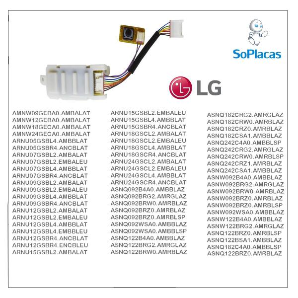 Imagem de Placa display evaporadora lg com alojamento  abq73301301 - original