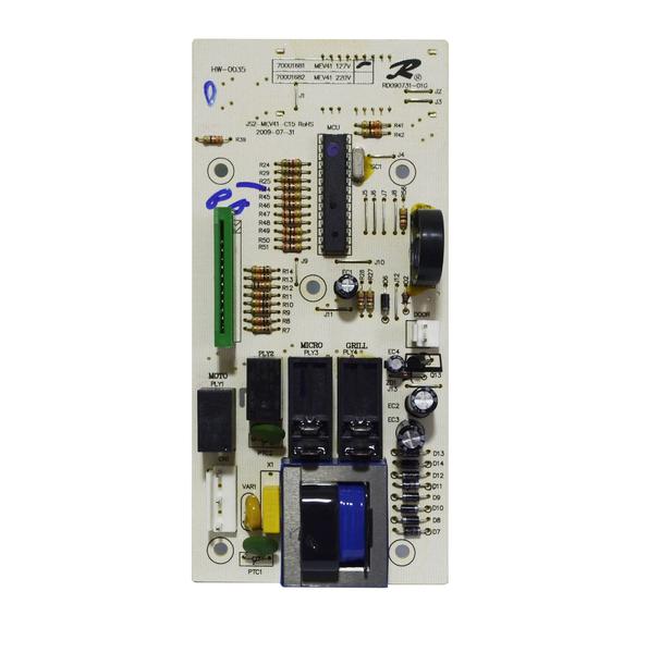 Placa display / interface microondas electrolux 127v mev41 70001681 a20769601 original Imagem de Placa display / interface microondas electrolux 127v mev41 70001681 a20769601 original