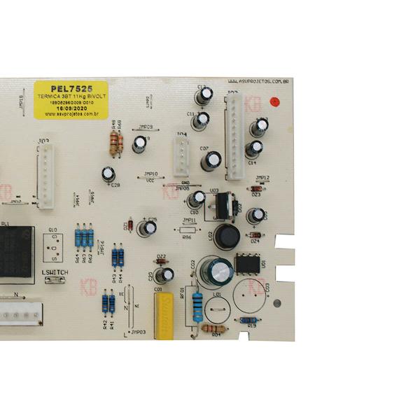 Imagem de Placa Eletrônica 3 Botões Para Lavadora GE ASV - 189D5296G009 G010