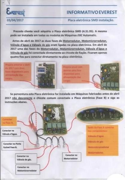 Placa Eletrônica Máquina Gelo Everest Egc50A Egc75A Egc100A - Emicol Imagem de Placa Eletrônica Máquina Gelo Everest Egc50A Egc75A Egc100A
