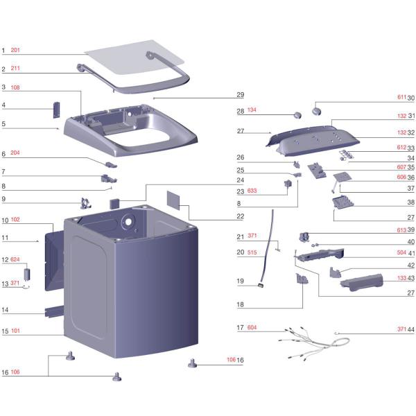 Imagem de Placa Eletrônica Para Lavadora De Roupas Electrolux LPE16 - A13611013