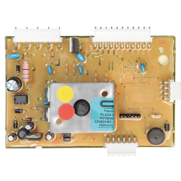 Imagem de Placa Eletrônica Potência Para Lavadora Electrolux LT11F Bivolt CP 1483