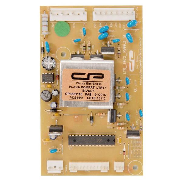 Placa Eletrônica Potência Para Lavadora Electrolux LTR12 Bivolt CP 1116 - CP Placas Eletrônicas Imagem de Placa Eletrônica Potência Para Lavadora Electrolux LTR12 Bivolt CP 1116