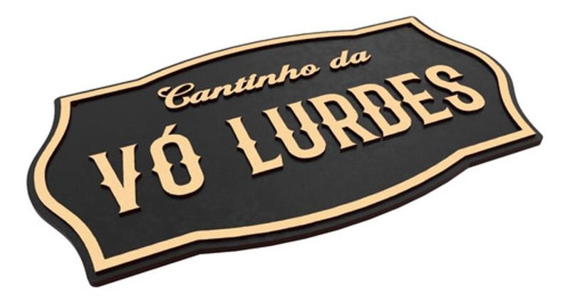 Imagem de Placa Em Relevo Cantinho Do Churrasco Espeto 44x25cm