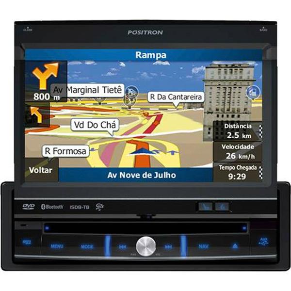 Imagem de Placa frontal on/off rádio pósitron sp6900nav