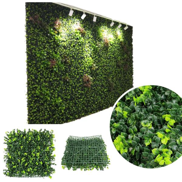 Imagem de Placa Grama Artificial Buchinho Decoração Muro Ingles Grama Verde Sintetica Para Jardim Vertical Casa Sala Escritorio Casamento 