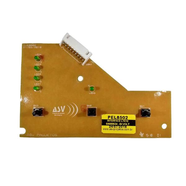 Imagem de Placa Interface Bivolt Compatível  Lavadora De Roupas Electrolux LTE12 ASV - 64800634 A08656601