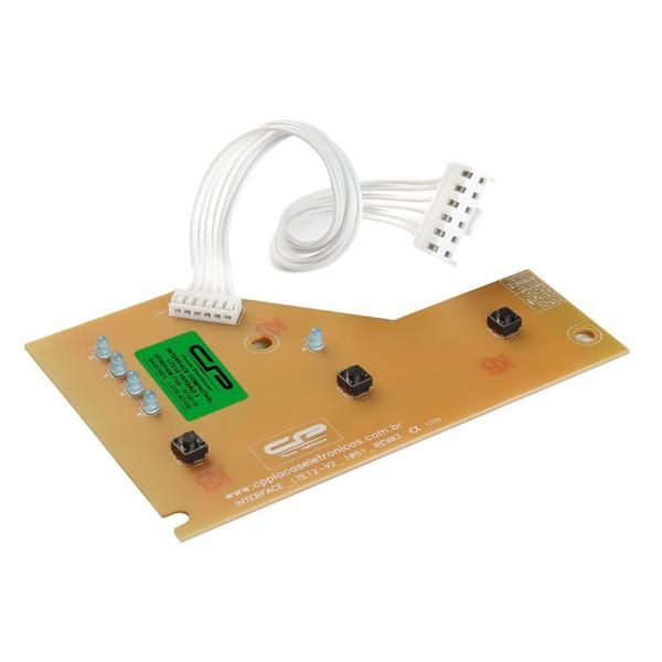 Imagem de Placa Interface Compativel Lavadora LTE12 Versão 3 - 64503081  CP (LED AZUL)