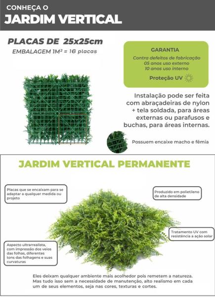 Imagem de Placa Jardim Vertical ia Revestimento Artificial Casa