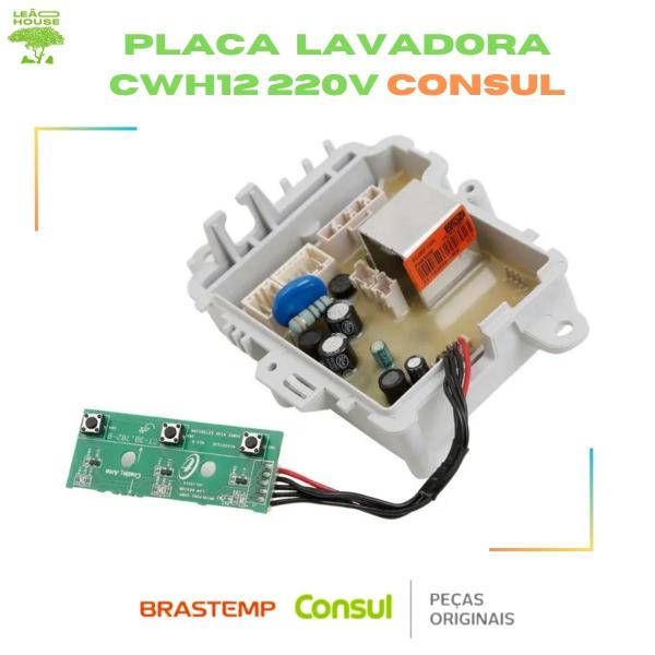 Imagem de Placa Lavadora Consul Cwh12 220v W11387506 Original