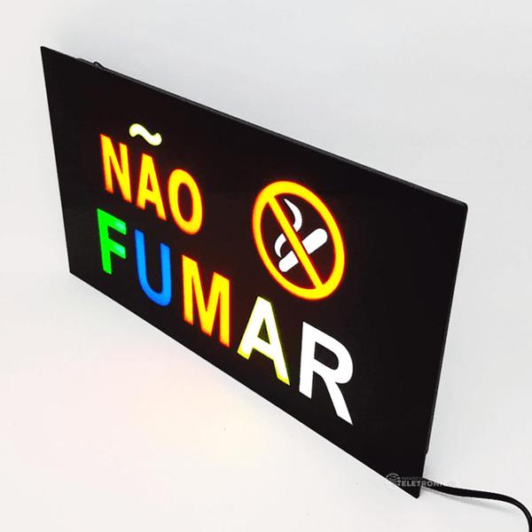 Imagem de Placa Letreiro Luminoso Neon Painel Led Fluorescente Alto Desempenho DS3476G