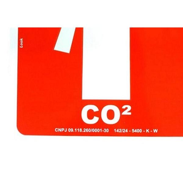 Imagem de Placa Look 20X20Cm Fotoluminescente(Extintor Co2) - Kit C/5 Peca