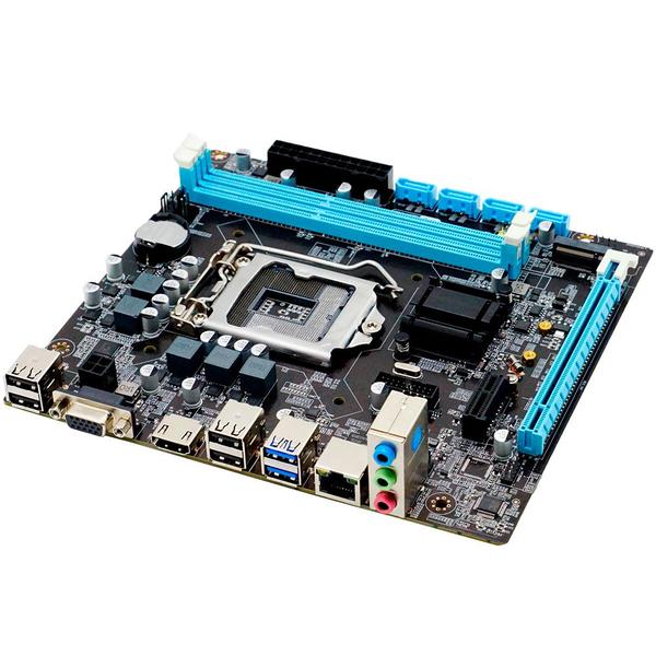 Placa Mãe 1151 DDR3 VGA, HDMI GoLine H110M-GD3 6ª Geração e 7ª