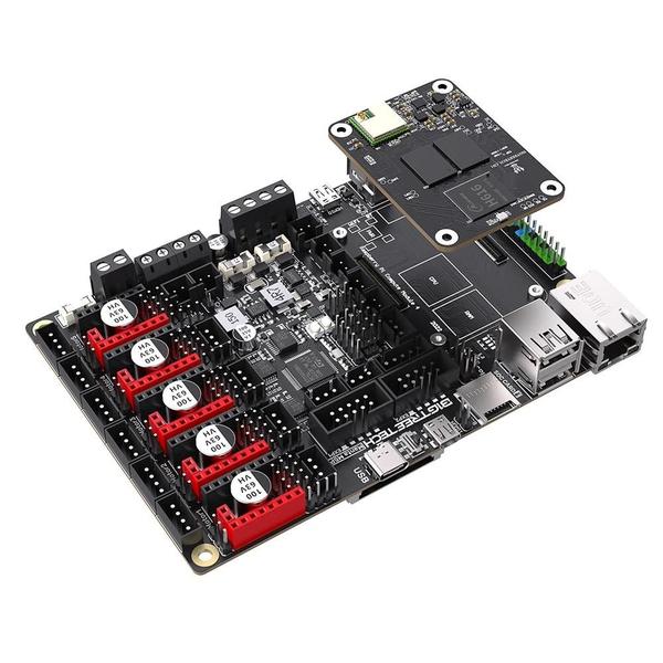 Imagem de Placa-Mãe 32 Bits para Impressora 3D - Compatível com Ender 3, Voron, Raspberry Pi CM4 e Klipper (TMC2209, CB1)