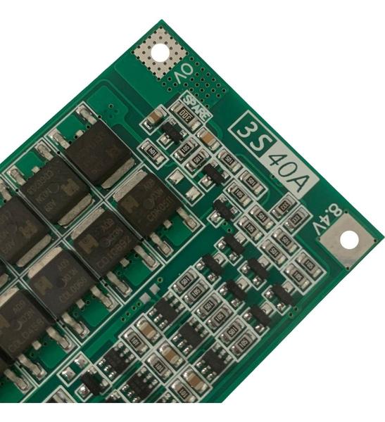 Imagem de Placa Módulo De Proteção Para Bateria Li-ion 3s 40a 18650