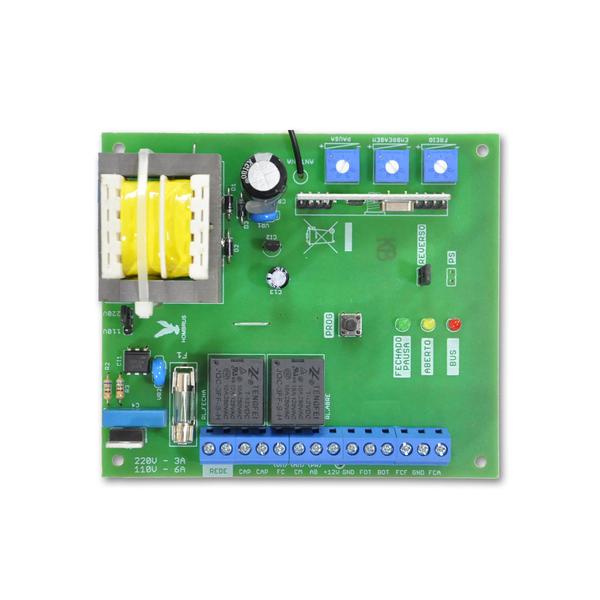 Imagem de Placa  Motor portão  Pcmd-25 + 3 controle compatível marcas