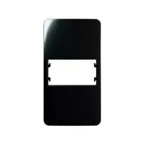 Placa para Condulete Preto 1p Horizontal com Suporte - Margirius - Tua Casa Ferragem Imagem de Placa para Condulete Preto 1p Horizontal com Suporte - Margirius