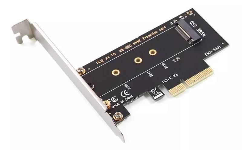 Imagem de Placa Pci-E X4 X8 X16 Para Ssd Nvme Sata M2 Knup