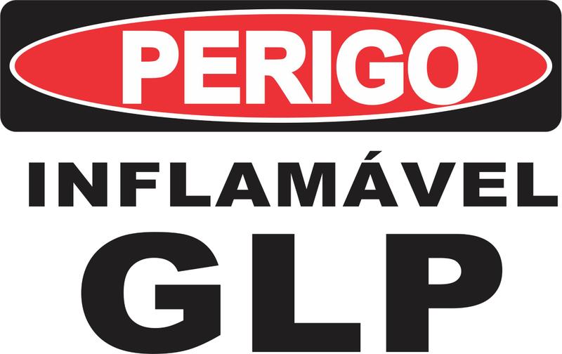 Imagem de Placa Perigo Líquido Inflamável Sinalização Cuidado 30x20cm