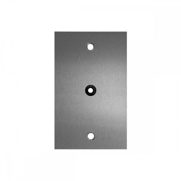 Imagem de Placa Piso Aluminio 4X2 Com Furo   Pa42F