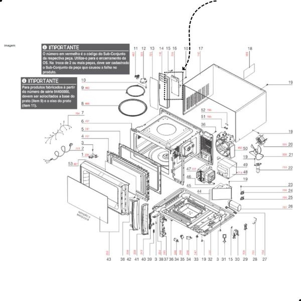 Imagem de Placa Potência Para Microondas Electrolux Mb37r Ms37r A13445105