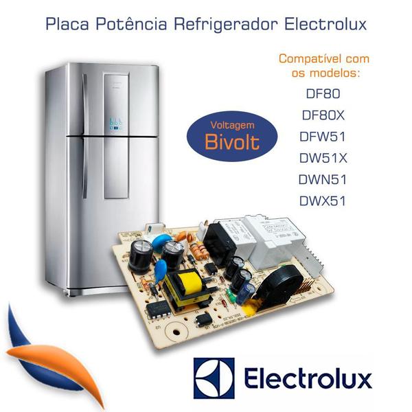 Imagem de Placa Potência Refrigerador Electrolux Df80 Df62 64800637 / A10344301